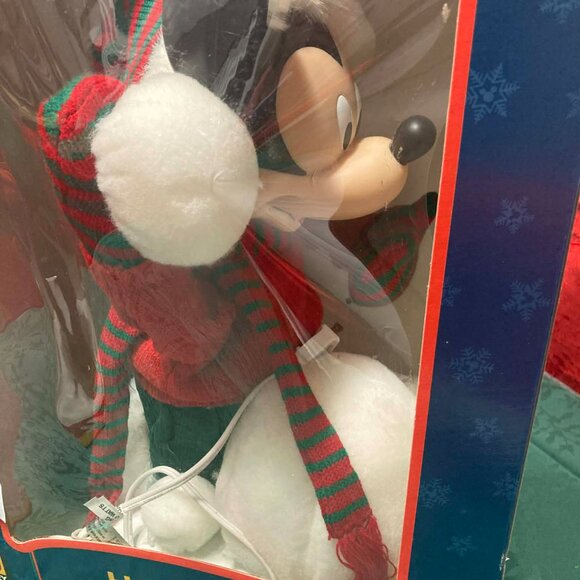 NIB 1996 RARE Disney Mickey Mouse Holiday Animation Animated w/ MovementNIB - Picture 8 of 11